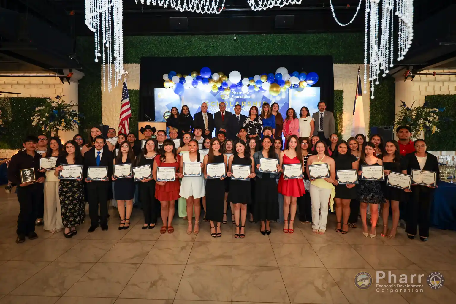 Scholarship recognition and highlights at Casino Night